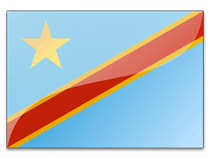 Флаг Конго Демократическая Республика