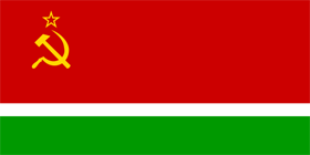 Флаг Литовская ССР