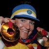 Анна Карин Олофссон-Зидек (Швеция) - первая Олимпийская чемпионка в гонке с массового старта