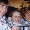 Альбервиль1992: Команда Франции - чемпионки Олимпийских игр в женской эстафете