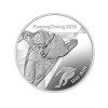 Пхёнчхан 2018: олимпийские монеты. Серебряная монета из серии зимних видов спорта