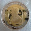 Паямятная монета, 2009 год, Замбия: на аверсе - изображение Деметриуса Викеласа - первого Президента МОК