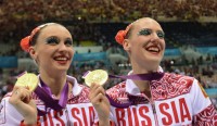 Ищенко и Ромашина выиграли золото Олимпиады в синхронном плавании