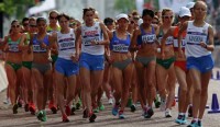 Елена Лашманова стала олимпийской чемпионкой в ходьбе на 20 км