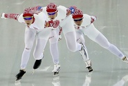 Российские конькобежки завоевали бронзу в командной гонке