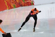 Голландский конькобежец Свен Крамер выиграл 5000 м на Олимпиаде в Сочи