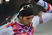 Французский биатлонист Мартен Фуркад взял золото в гонке преследования, Устюгов - пятый
