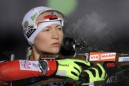 Дарья Домрачева выиграла гонку преследования на ОИ в Сочи