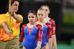 Российские гимнастки — серебряные призеры Олимпиады-2016 в командном многоборье