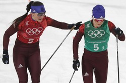 Российские лыжницы Непряева и Белорукова вышли в финал командного спринта Олимпиады-2018