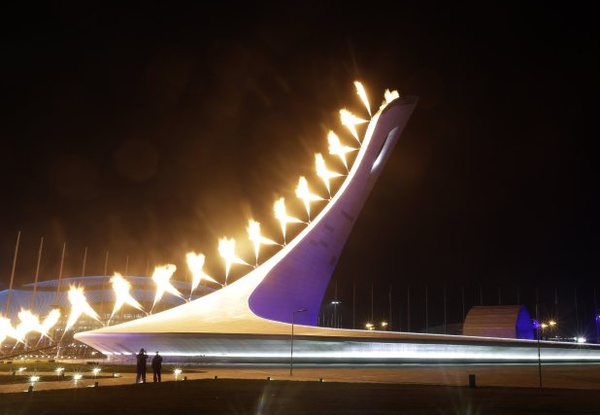 Сочи 2014: церемония открытия Олимпийских игр. Олимпийский огонь зажжён