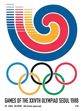 Логотип, эмблема Олимпийских Игр Сеул 1988