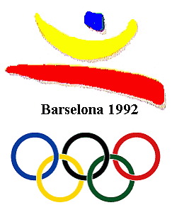 Логотип, эмблема Олимпийских Игр Барселона 1992