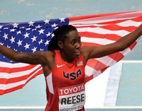 Американка Бриттни Риз защитила титул чемпионки мира в прыжках в длину