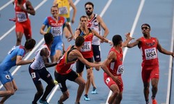 Российские бегуны выиграли бронзу в эстафете 4х400 метров на ЧМ