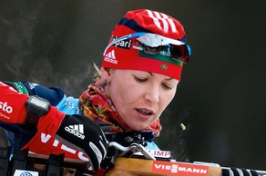 Екатерина Глазырина стала серебряным призёром гонки преследования в Хохфилцене