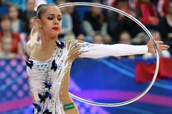 Маргарита Мамун — чемпионка Европейских игр в упражнениях с обручем