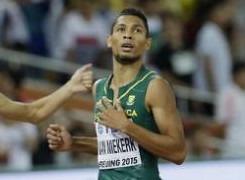 Южноафриканец Ван Никерк – победитель чемпионата мира в беге на 400 метров