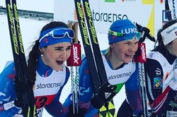 Россиянки Белорукова и Матвеева завоевали серебро в командном спринте на чемпионате мира в Лахти