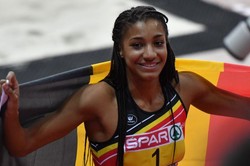 Бельгийская легкоатлетка Тиам — чемпионка мира в семиборье