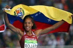 Венесуэлка Юлимар Рохас завоевала золото в тройном прыжке на чемпионате мира 2017 в Лондоне