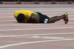 Команда Ямайки не смогла закончить эстафету 4х100 метров на ЧМ-2017 из-за травмы Болта