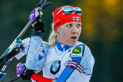 Финка Мякяряйнен — первая в масс-старте на этапе Кубка мира в Оберхофе, у россиянок — 21 промах на двоих
