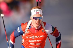 Норвежец Йоханнес Бё выиграл спринт на этапе Кубка мира в Хохфильцене, Логинов — восьмой
