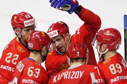 Российские хоккеисты одержали победу над сборной Беларуси на чемпионате мира в Дании