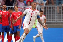 Сборная Сербии одержала победу над костариканцами в матче группового этапа ЧМ-2018 по футболу