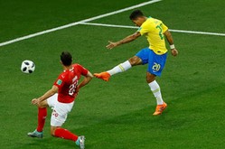 Сборные Бразилии и Швейцарии разошлись ничьей в матче группового этапа ЧМ-2018 по футболу