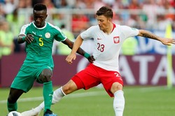 Сборная Польши по футболу уступила команде Сенегала в матче группового этапа ЧМ-2018