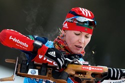 Екатерина Глазырина выиграла спринт на чемпионате России 2019 по биатлону