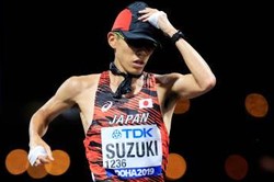 Японский легкоатлет Юсукэ Судзуки стал победителем чемпионата мира в ходьбе на 50 км