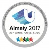 Эмблема 28-ой зимней Универсиады-2017 в Алматы