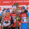 15-12-2013: призёры мужской гонки преследования на этапе в Анси