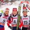 25–01–2015. Кубок мира по лыжным гонкам в Рыбинске: призёры женского скиатлона