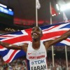 22-08-2015. Пекин: Чемпион мира в беге на 10000 метров британец Мо Фара