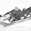 1936 год, Гармиш-Партенкирхен, IV зимние Олимпийские Игры, бобслей: второй швейцарский экипаж-четверка - победители соревнований (Pierre Musy, Arnold Gartmann, Charles Bouvier, Joseph Beerli)