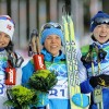 Ванкувер 2010, лыжные гонки: призёры в женской гонке на 10 км