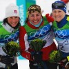 Ванкувер 2010, лыжные гонки: призёры в женской гонке на 30 км с массового старта