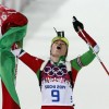 Сочи 2014, биатлон: Олимпийская чемпионка в гонке преследования белоруска Дарья Домрачева