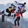 16.02.2014. Сочи 2014, сноуборд: финальный заезд в борд-кроссе среди женщин. © Vassil Donev/EPA