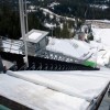 Ванкувер 2010: Уистлер Олимпик Парк (Whistler Olympic Park) - вид со стартовой позиции с трамплина для прыжков на лыжах