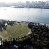 Токио-2020, олимпийские объекты: Парк Сиокадзэ, где будет возведена временна арена для проведения соревнований по пляжному волейболу