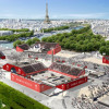 Париж-2024: макет олимпийских объектов в Парке на Площади Согласия (Place de la Concorde)