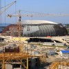 Сочи 2014, олимпийские объекты: Большой ледовый Дворец на стадии строительства