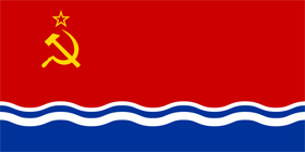 Флаг Латвийская ССР