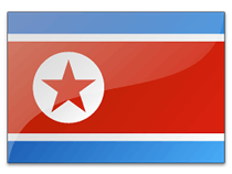 Флаг Корея Северная (КНДР)