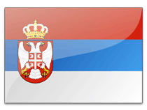 Флаг Сербия